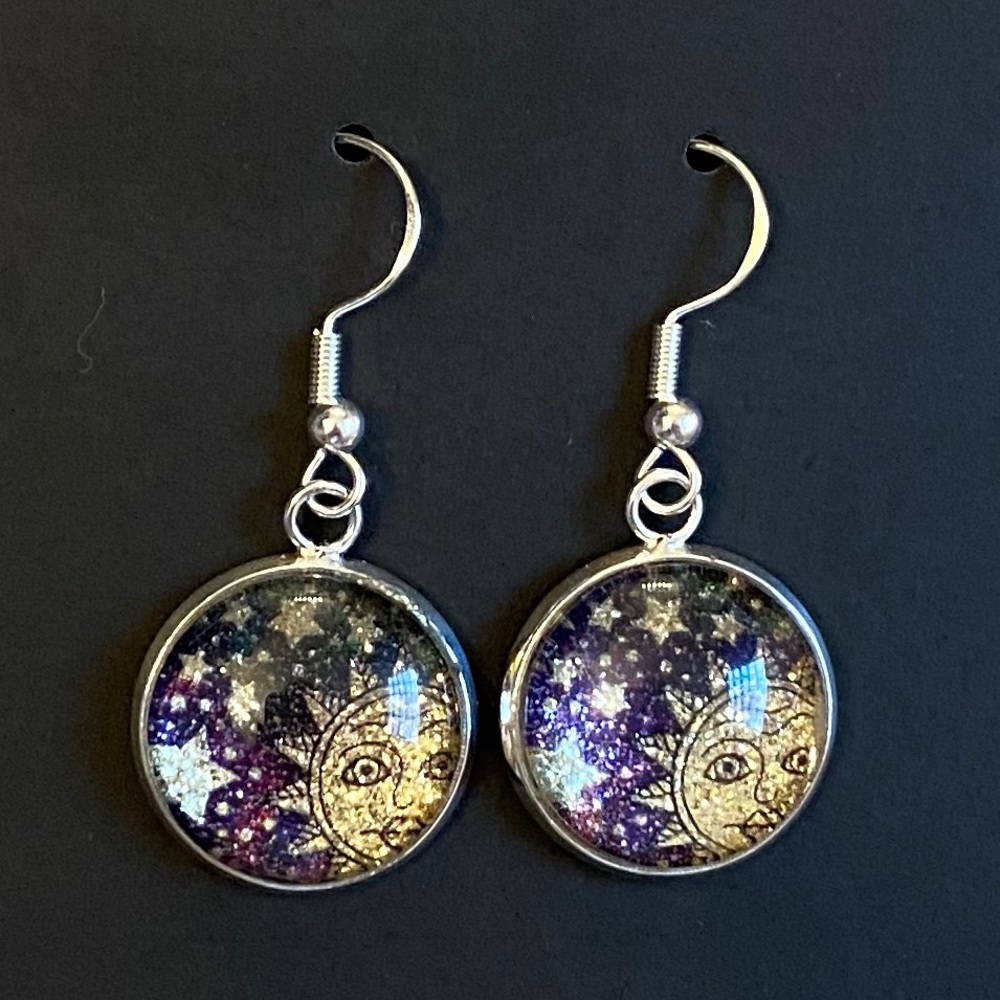 Infinity Love (rt), STERLING SILVER ear wires 16mm